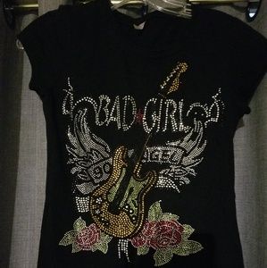 Blinged Colorful Bad Girl T-Shirt